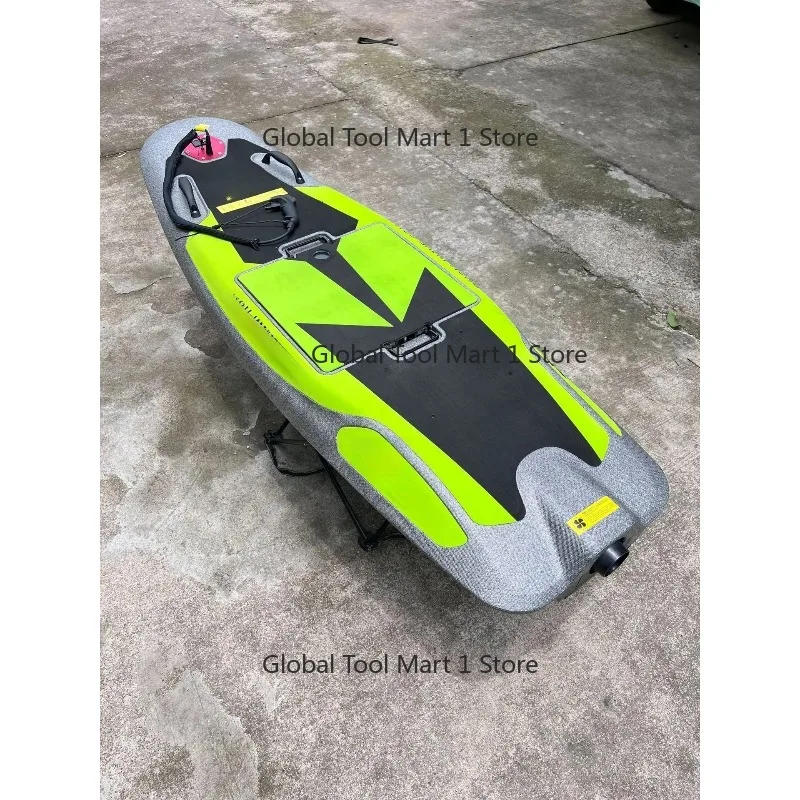 48V High-Speed Electric Surfboard Lightweight Paddle Jet Water Ski Board for Children Watching Ash in Ocean Waters
