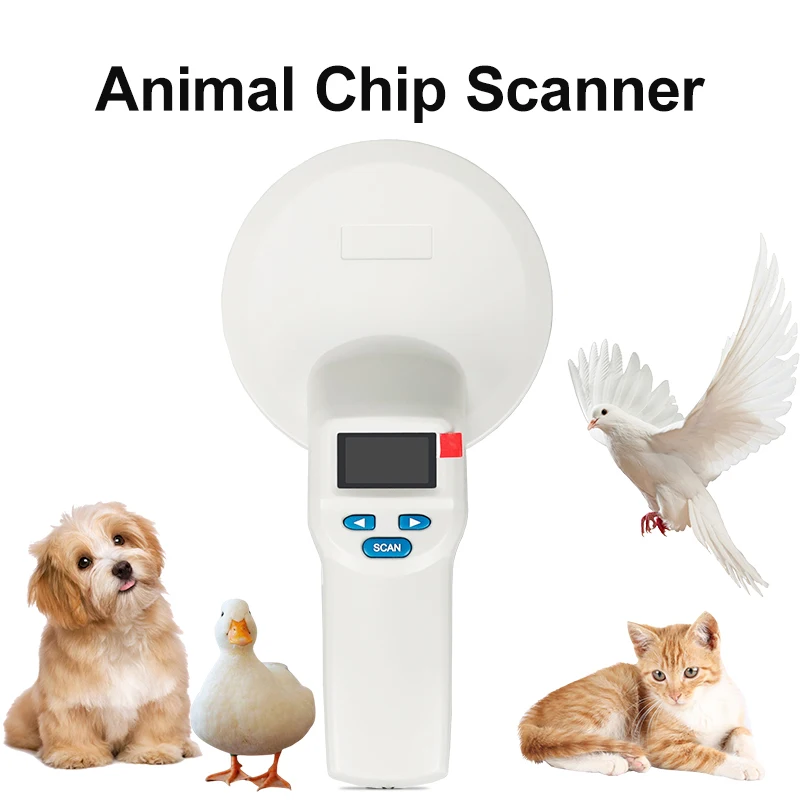 134.2Khz Dog Cat Chip Scanner Reader USB 2.0 Blue-Tooth Handheld RFID Animal Chip Reader 125Khz Pet Microchip Scanner