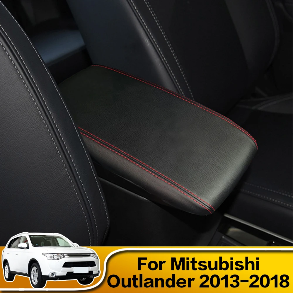 1X Car Center Console Armrests Box Cover Interior Decorative Accessories For Mitsubishi Outlander 2013 2014 2015 2016 2017 2018