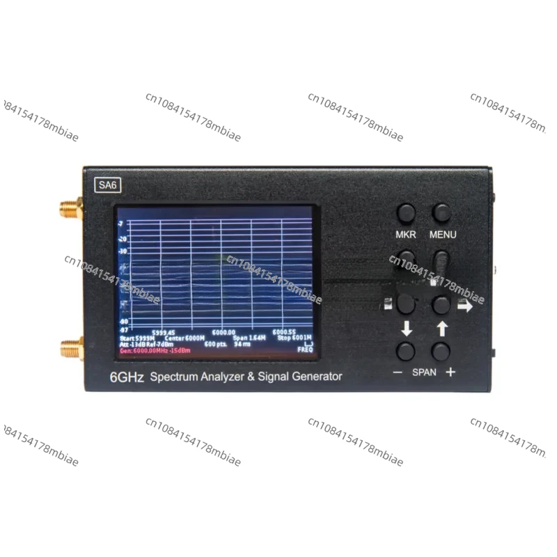 Tracking Generator 6GHz With Touchscreen 6GHz SA6 Portable RF AnalyzerSignal Genertor