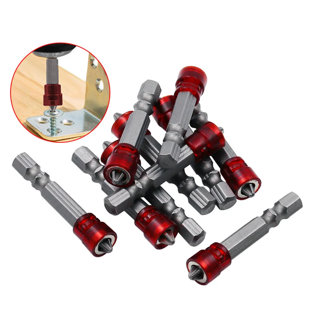 

4Pcs Magnetic High Precision Screwdriver Bits Abrasion Resistant Long Driver Bits for Electric Drills Long Screwdriver Bit