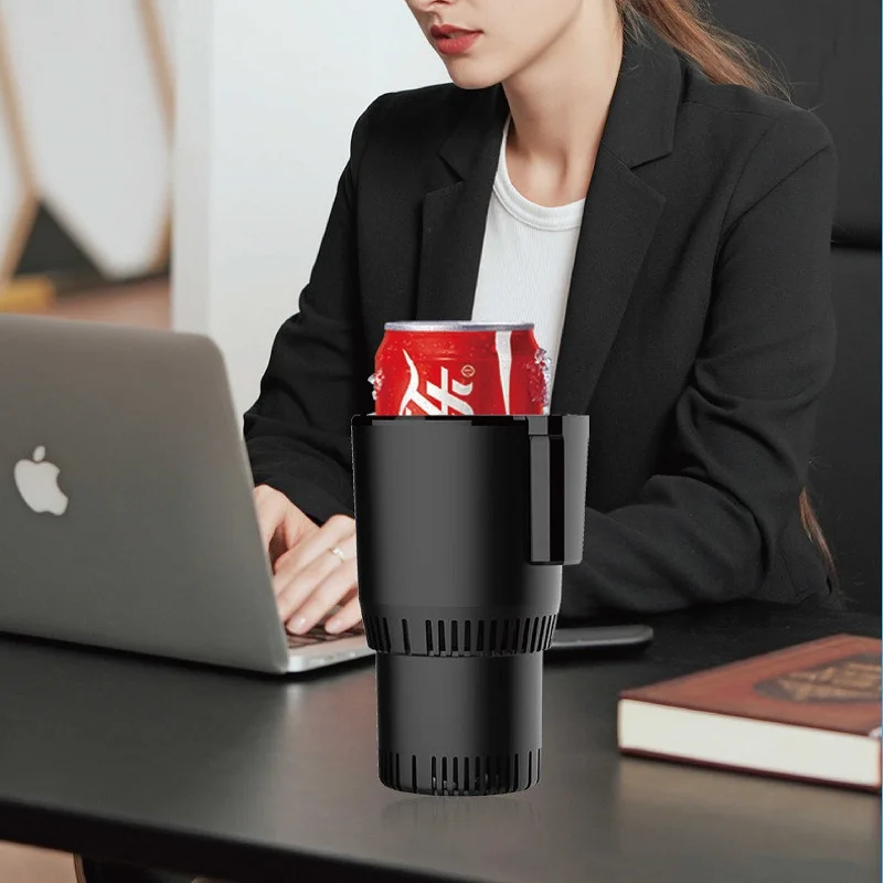 Car Refrigeration Cup Insulation Rapid Cooling Heating 12V Hot /Cold Cup Car Refrigerator Smart Cooling Quick Cooling Cup