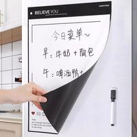 White Magnetic Whiteboard Sticking Waterproof Dry Erase White Message Board Draw Decal Stickers Office Accessories