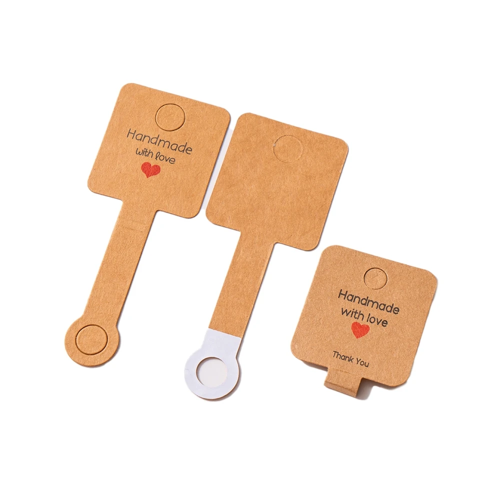 50pcs Kraft Paper Bracelet Display Cards