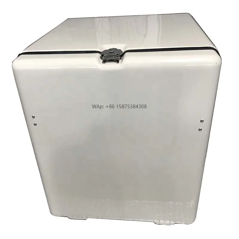 

Motorbike Accessories Top Luggage Box for E-bike Delivery Custom Colorful Fiberglass Motorcycle Pizza Carrier Bag