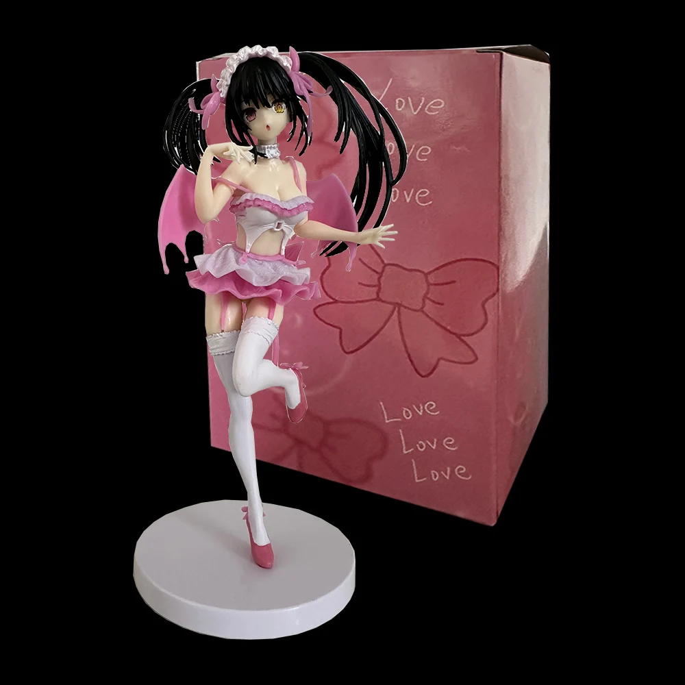 Anime characters Figure Pink winged little devil cute girl  Model Toy Anime Figure Action 21cm Collection Adult Gifts box-packed