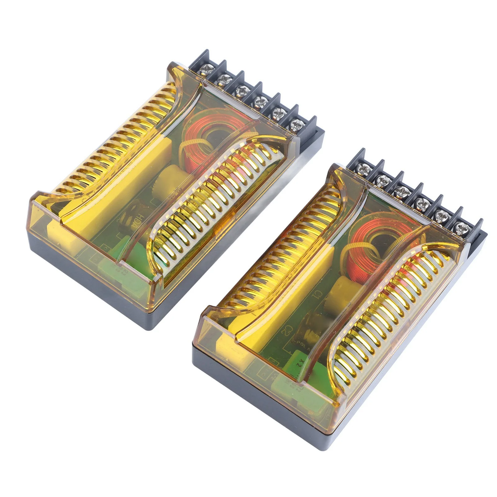 

YH-2,5, 1 пара, 2-полосный емкостный автомобильный аудиокроссовер с защитой от перегрузки по току, универсальный динамик, делитель частоты