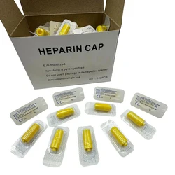 Disposable Heparin Cap IV Cannula Heparin Caps for Pet Animals Dog Cat Veterinary Supplies