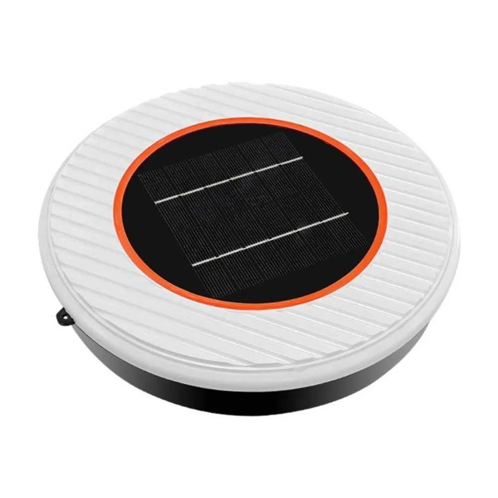 For Swimming Pool Hot Tub Spa Solar Floating Copper Ionizer Algae Inhibitor Chlorine‑Free Water Purifier & Cleaning Brush Kit