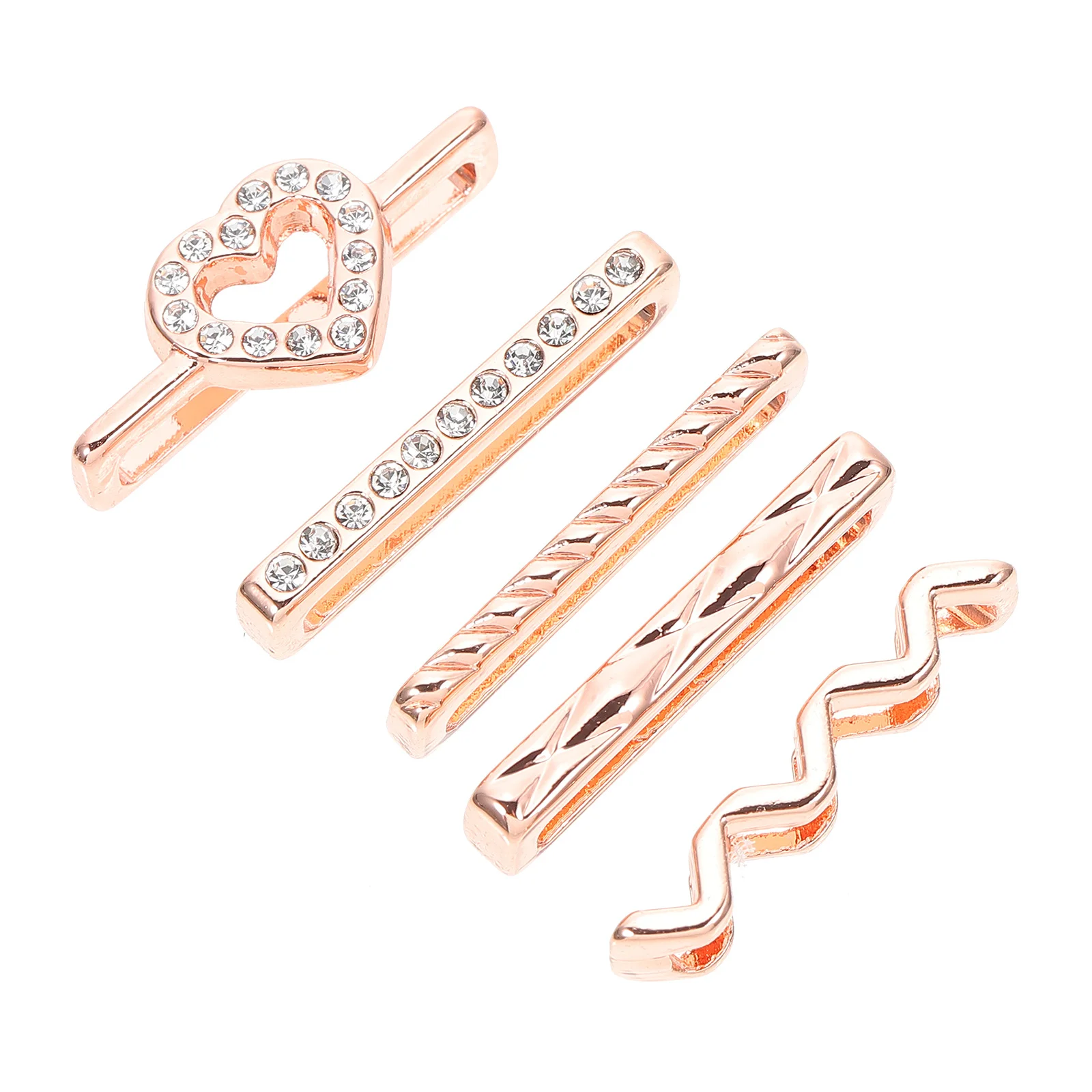 

5Pcs Watch Band Decorative Studs Exquisite Charms Alloy Glass Accents Luxury Watch Accessories Shiny Ring