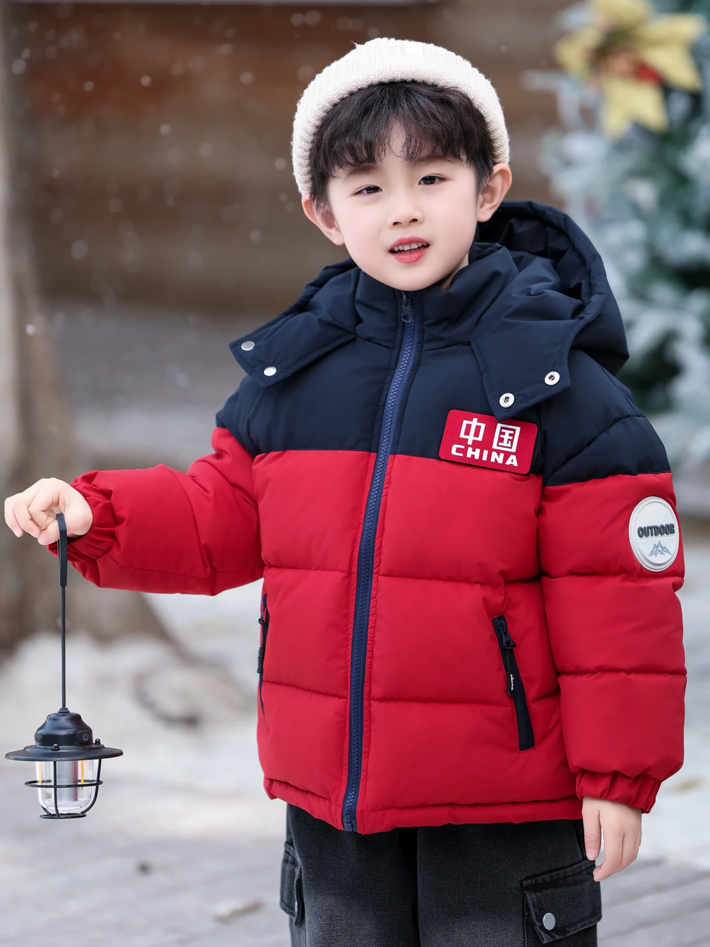 

Новая утепленная зимняя хлопковая куртка 2025 года для мальчиков, теплая, на флисовой подкладке, молодежная, с длинными рукавами, на молнии, повседневная верхняя одежда