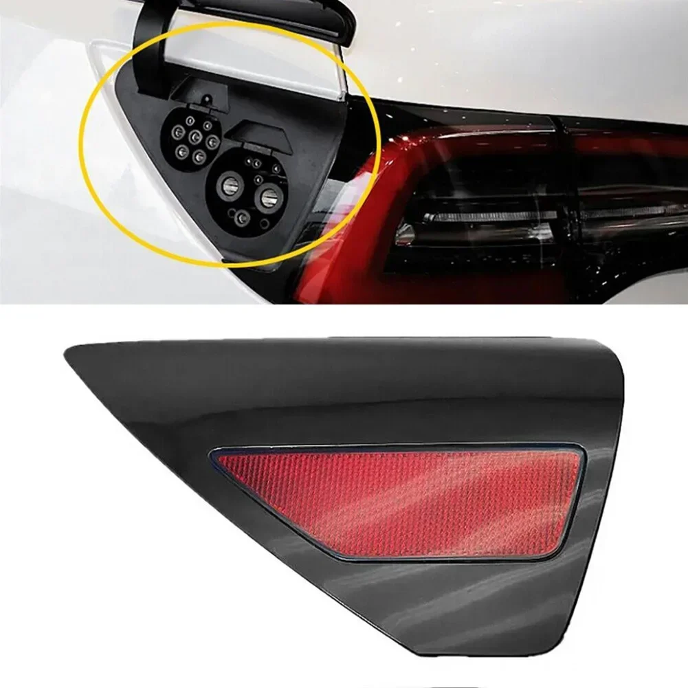 Taillight Left Charging Port Cover Taillight Trim 1525134-00-B 108485499J For Tesla Model 3 Y 2017-2023 Rear Reflector Accessory