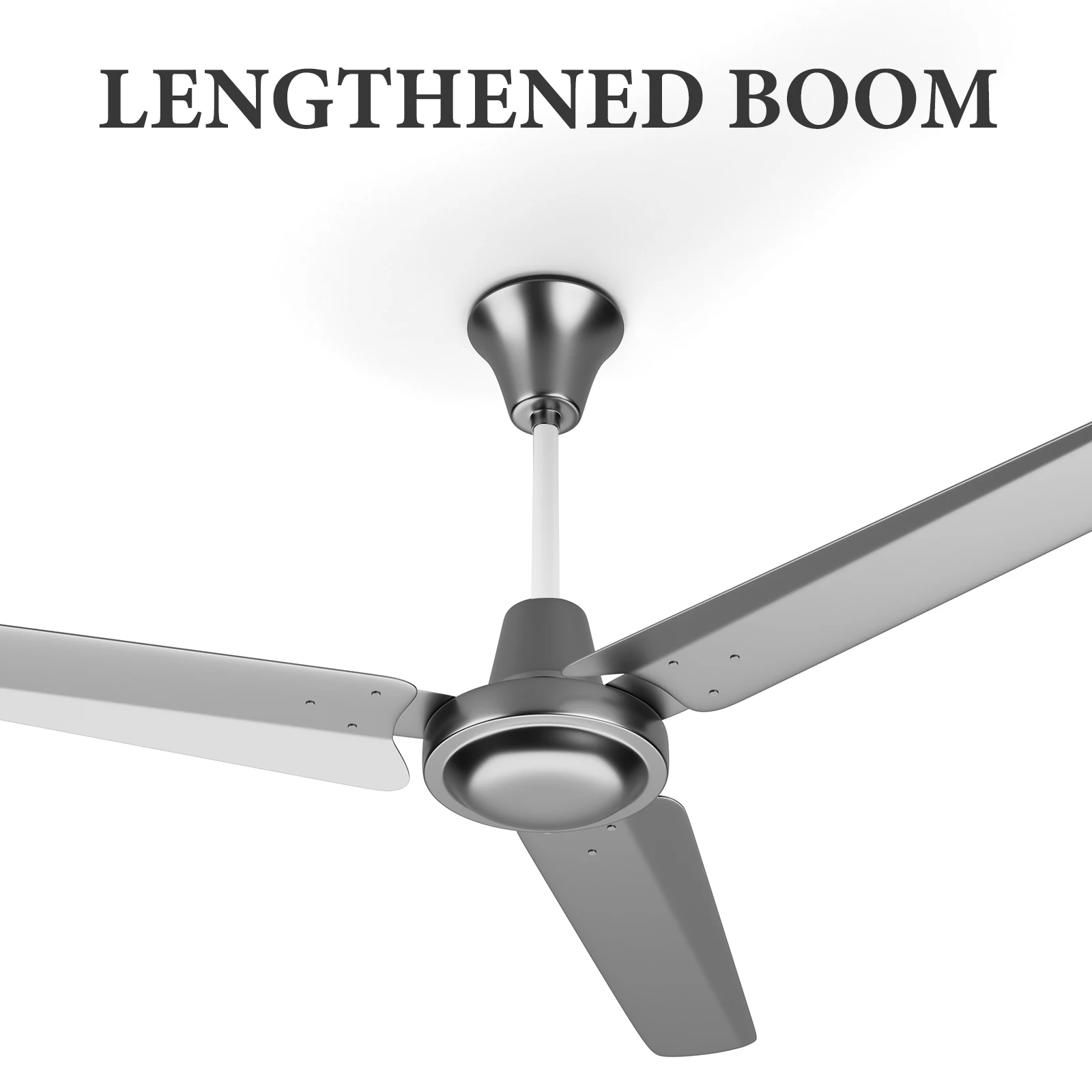 

Thickened Universal Ceiling Fan Downrod Extension Rod Adjustable Replacement Part Fan Extension Rod Kit for Ceiling Fans