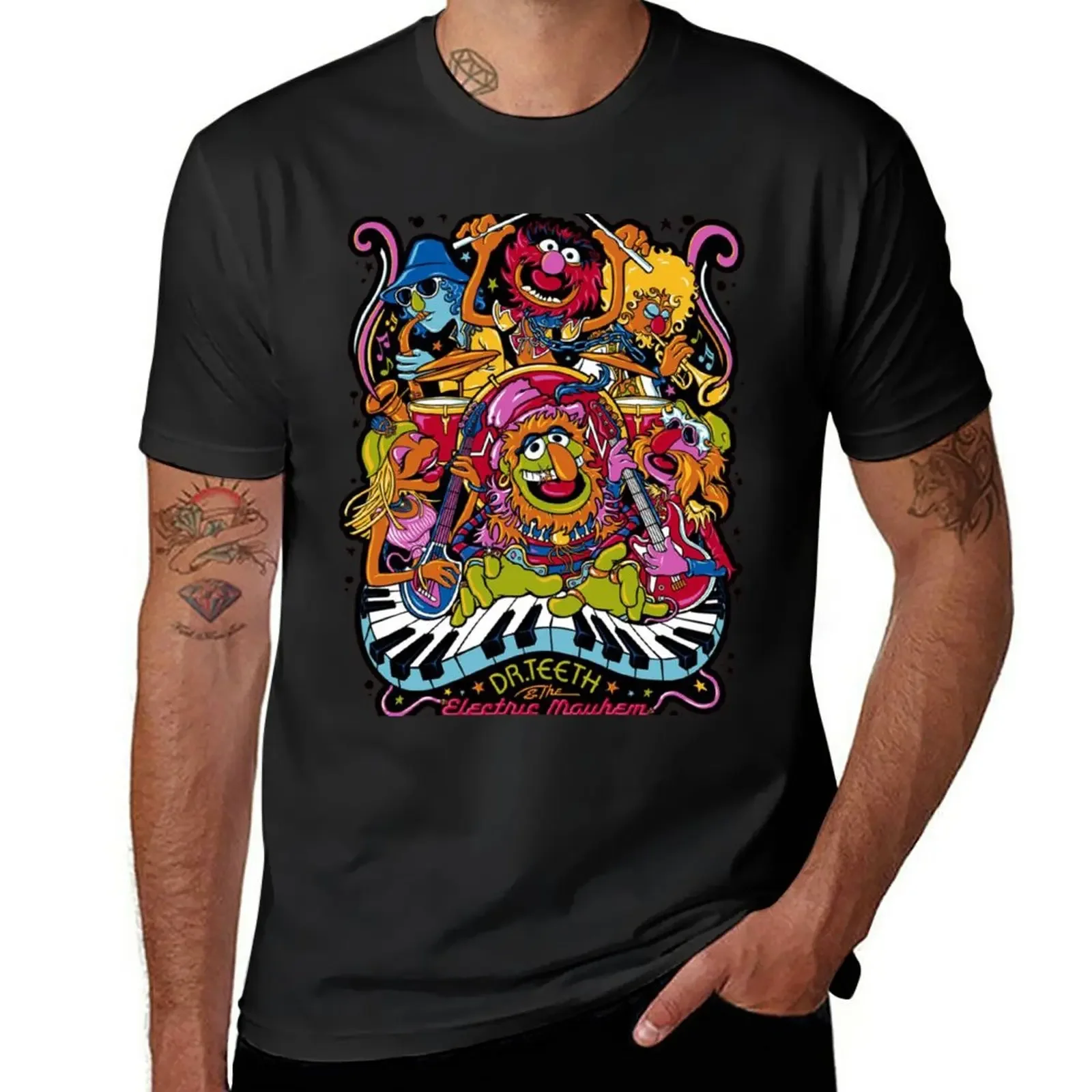 

Dr Teeth and the Electric Mayhem T-Shirt quick-drying tops mens clothes