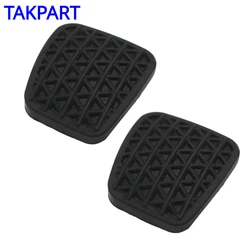 TAKPART 2Pcs Pedal For VAUXHALL ASTRA G-H ZAFIRA A-B Clutch/Brake Pedal Rubber Pad 560775 90498309
