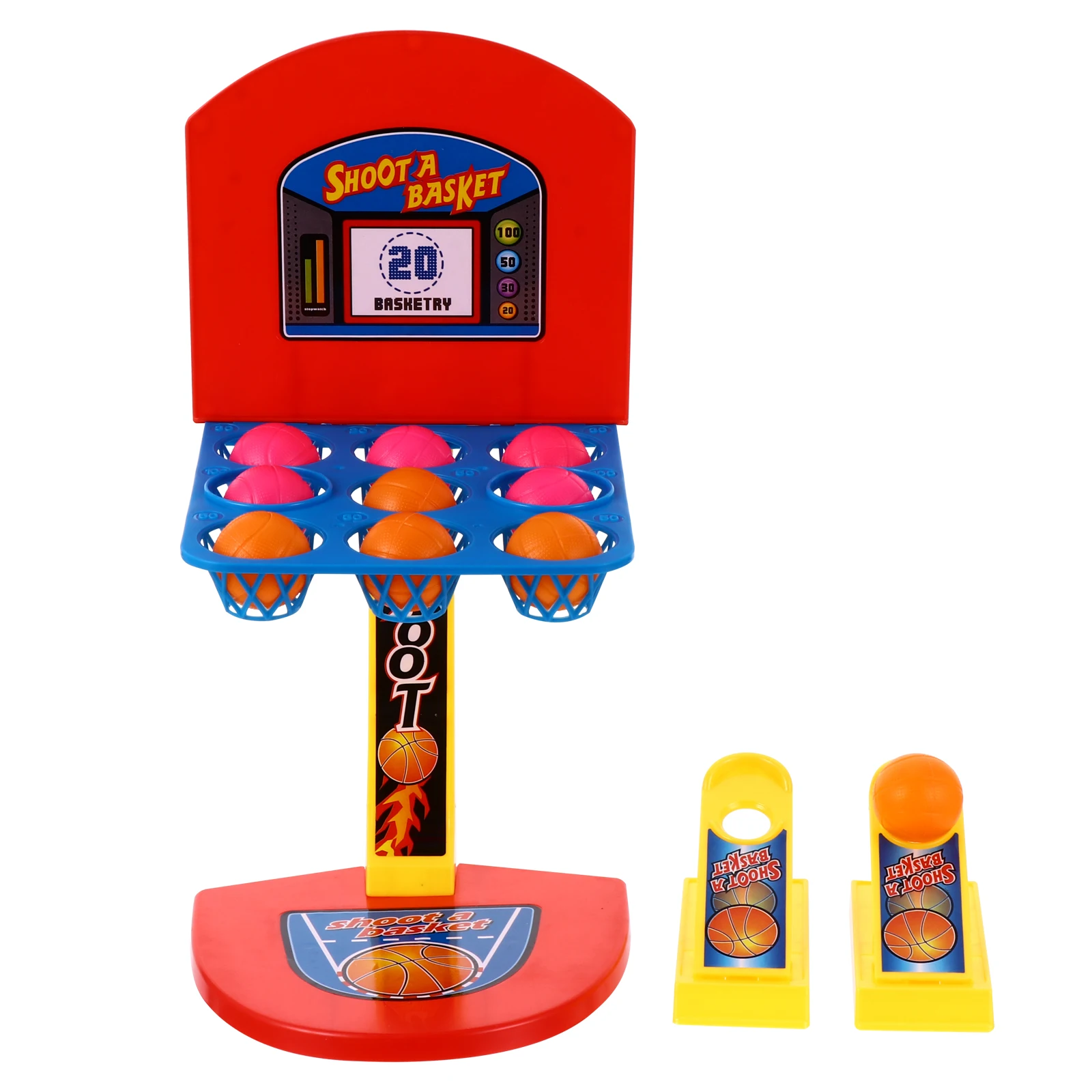 

1 set 1 Set Colorful Kids Basketball Premium Plastic Educational Game Interactive Sports Play Desktop Learning For Children