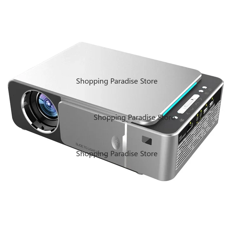 #   Venta al por mayor de fábrica Soporte de actualización 1080P Mini proyector 3D portátil Proyector T6 Video portátil de 3500 lúmenes #