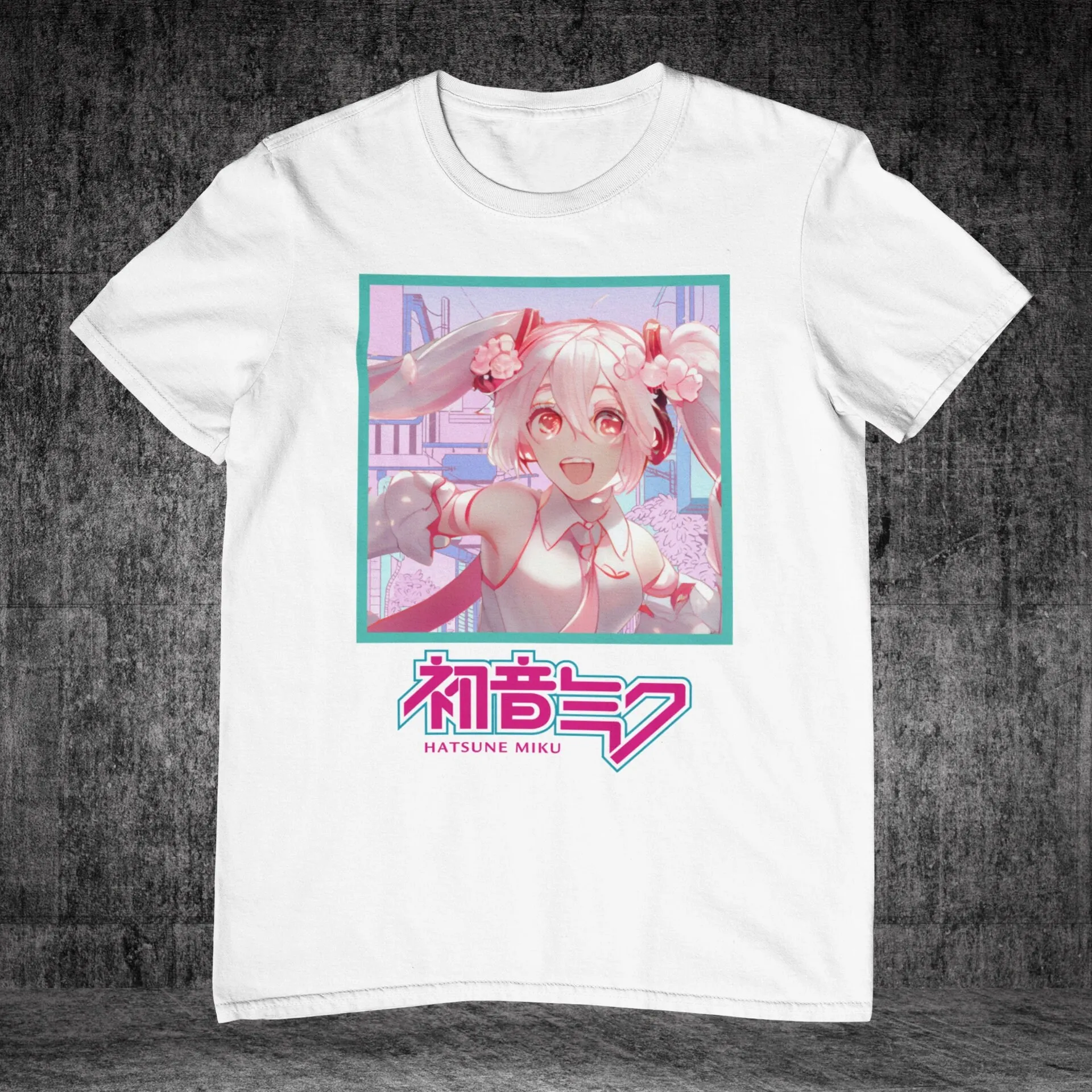 Sakura Miku 3 Original Graphic Art T Shirt Alternative Urban Streetwear For Shirtn Girls Edgy Fashion Tee Vocaloi