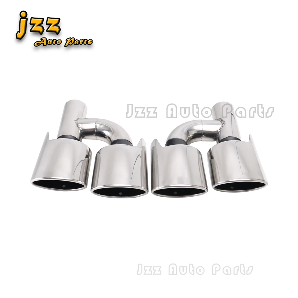

Universal Car dual exhaust tail Pipe 57mm Car auto muffler tips Stainless Steel Car Accessories