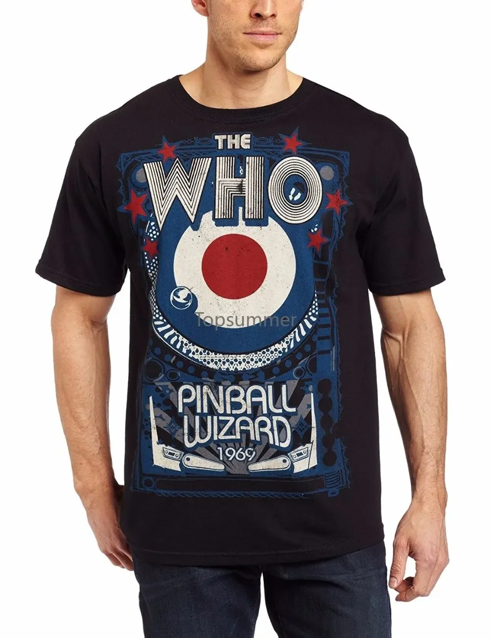 

Design Your Own Shirt Crew Neck Cotton Short Sleeve Men'S The Who Pinball Wizard Summer Fashion Style T Shirt Mens Shirts