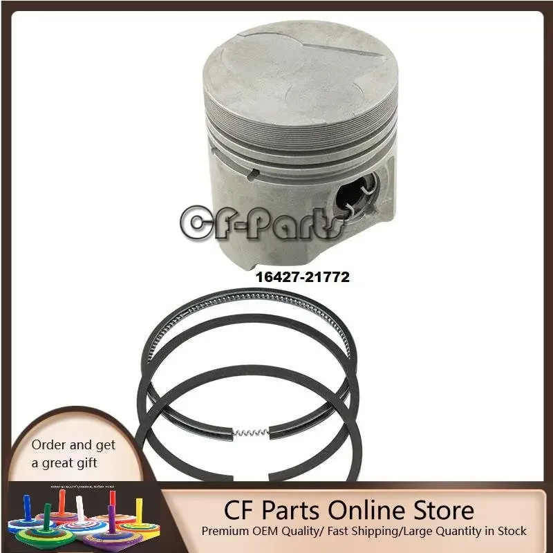 

Kit Piston & Rings STD Fits Kubota D1403 V1903 Engine 80mm