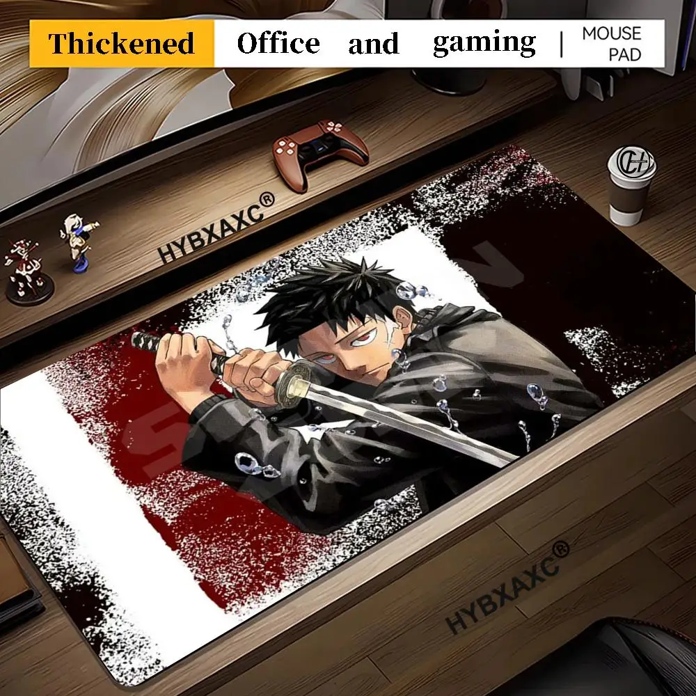 

HYBXAXC HD anime K-kagurabachi Mouse Pad Mousepad Large Gaming LockEdge Thickened Computer Keyboard Table Desk Mat