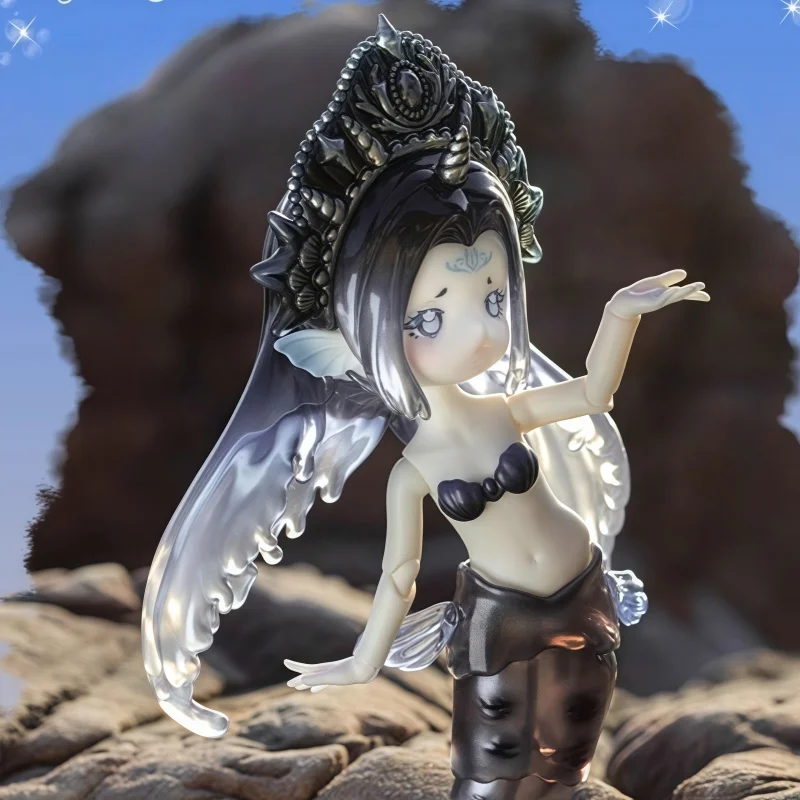 กล่องสมบัติของเพนนี ของแท้ใหม่ ฟิกเกอร์แอคชั่นนางเงือก Antu แบบกล่องสุ่ม ของตกแต่งโต๊ะทำงาน ของขวัญวันหยุด วันเกิด ของเล่นน่ารัก