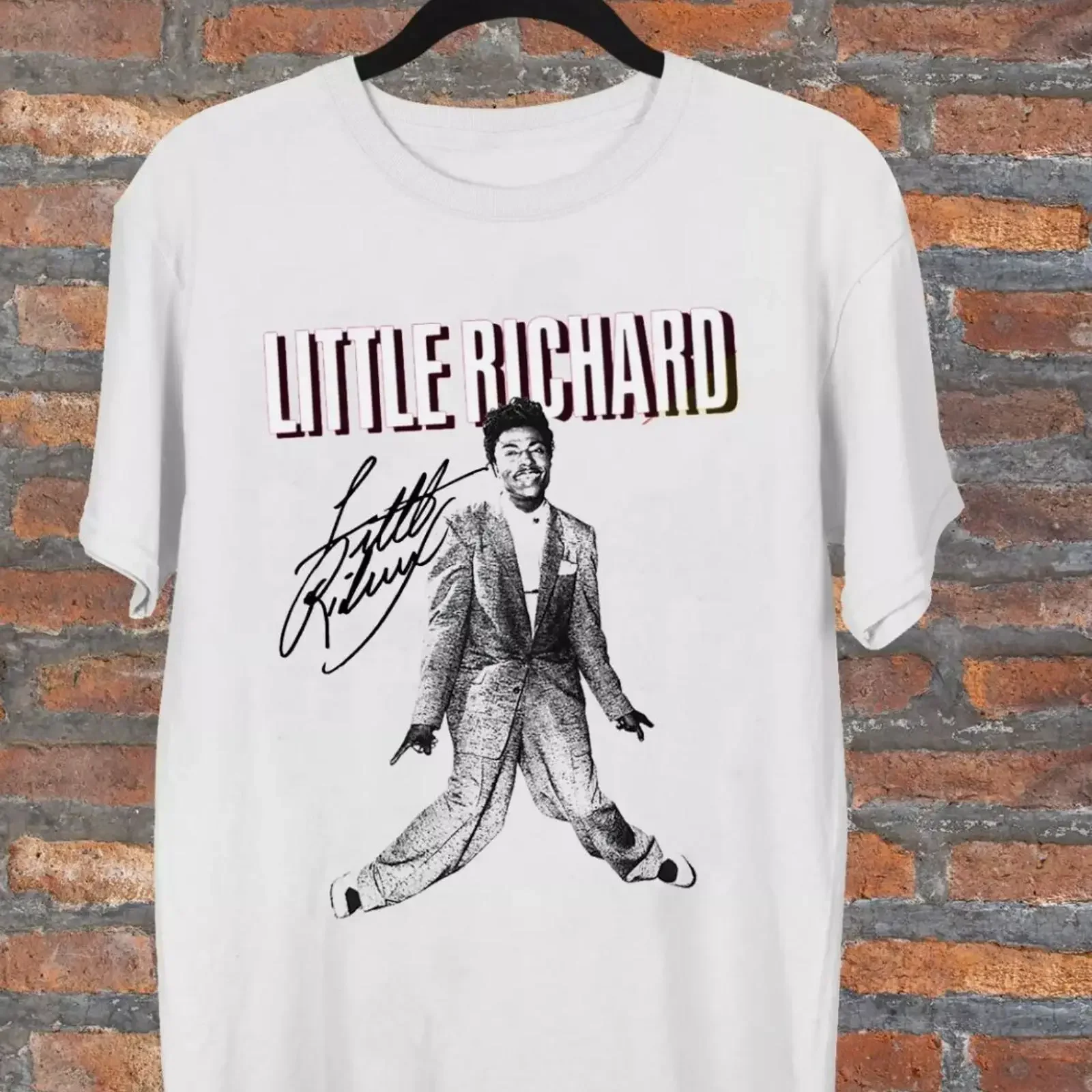 New Popular Little Richard For Fan White S 2345XL T shirt vintage Washed graphic fashion Stretched Comfortable homme