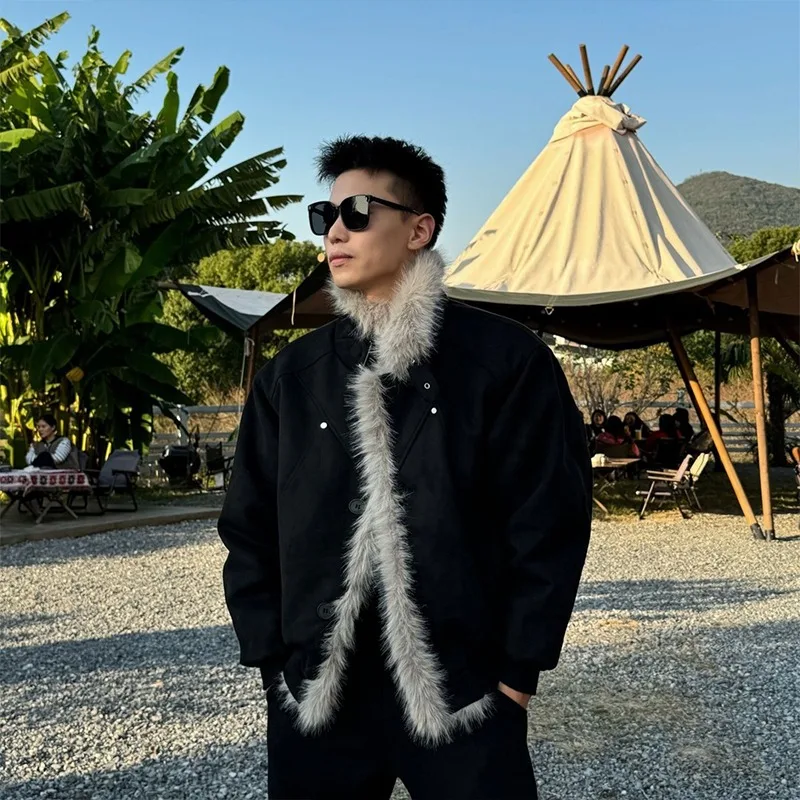 

Теплый хлопковый джет для мужчин, осенне-зимняя замша из спандекса, бархатная повседневная одежда, молодежная длинная све, украшение на молнии