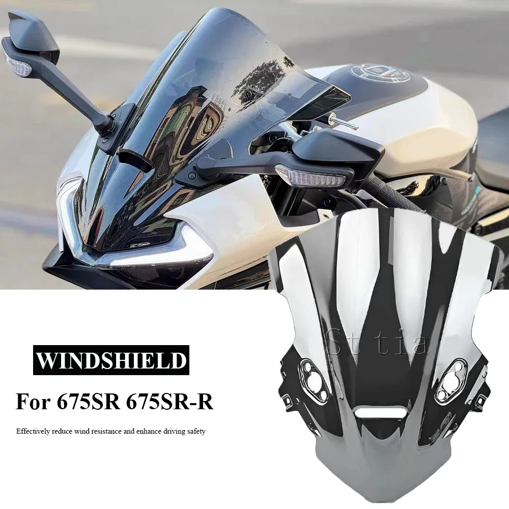 

New Windscreens Accessories Fit For CFMOTO 675SR 675SR-R 675SR R Motorcycle Front Spoiler Windshield Wind Deflectors