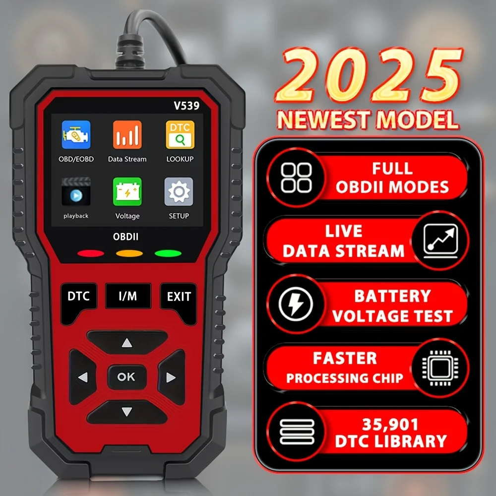 

Сканер OBD2 — усовершенствованный диагностический инструмент, поддерживает 10 языков, режим питания USB, для большинства автомобилей OBD2, без аккумулятора