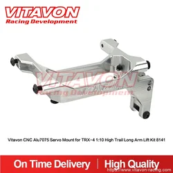 Vitavon CNC Aluminum Servo Mount for TRX-4 High Trail Long Arm Lift Kit 8141