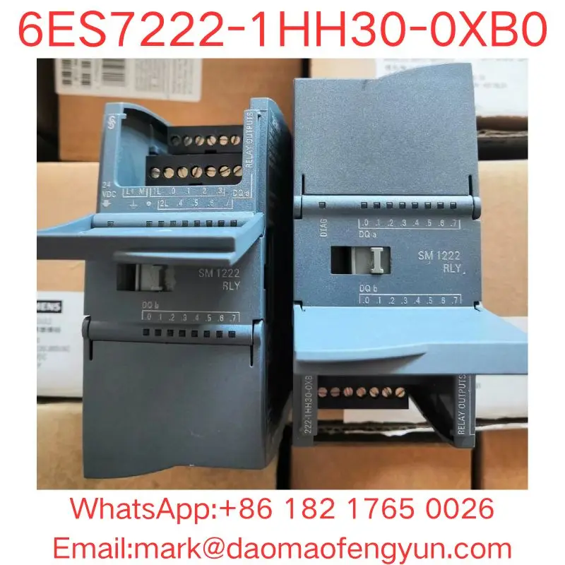 6ES7222-1HH30-0XB0 Used Tested Ok In Good Condition SIMATIC S7-1200, Digital output SM 1222, 16 DO, relay 2 A