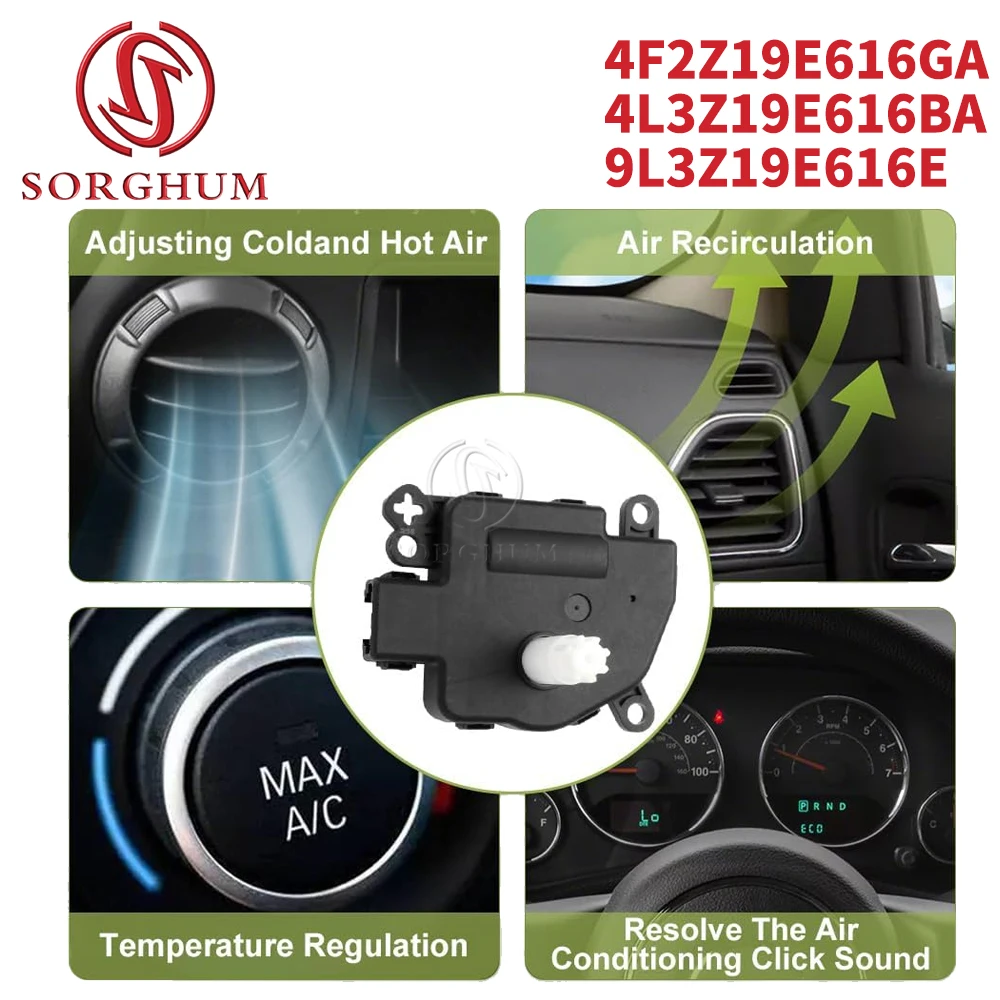 

Привод заслонки смешивания воздуха (отопитель/кондиционер) для Ford F-150, Lincoln, Mercury 2004-2008, артикулы 604-218, 9L3Z19E616E, 4F2Z19E616GA, 4L3Z19E616BA