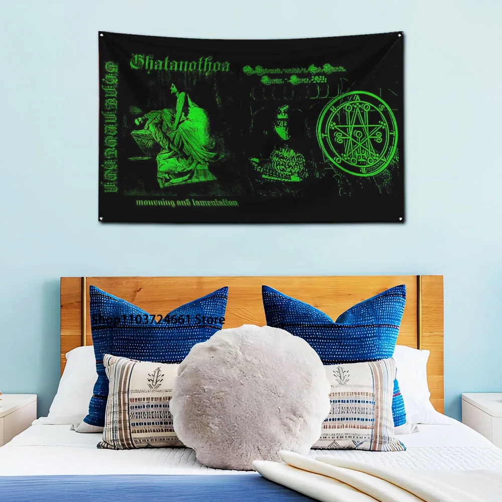 90X150cm Grausamkeits Flag Polyester Printed room decoration or Indoor Tapestry Banner