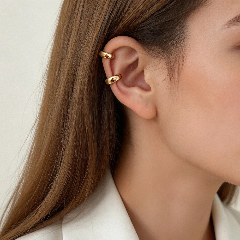 1PC Ear Cuff Without Piercing Earrings For Women Trendy Ear Clips On Simple Style Non Pierced Earring Fashion Ear Jewelry