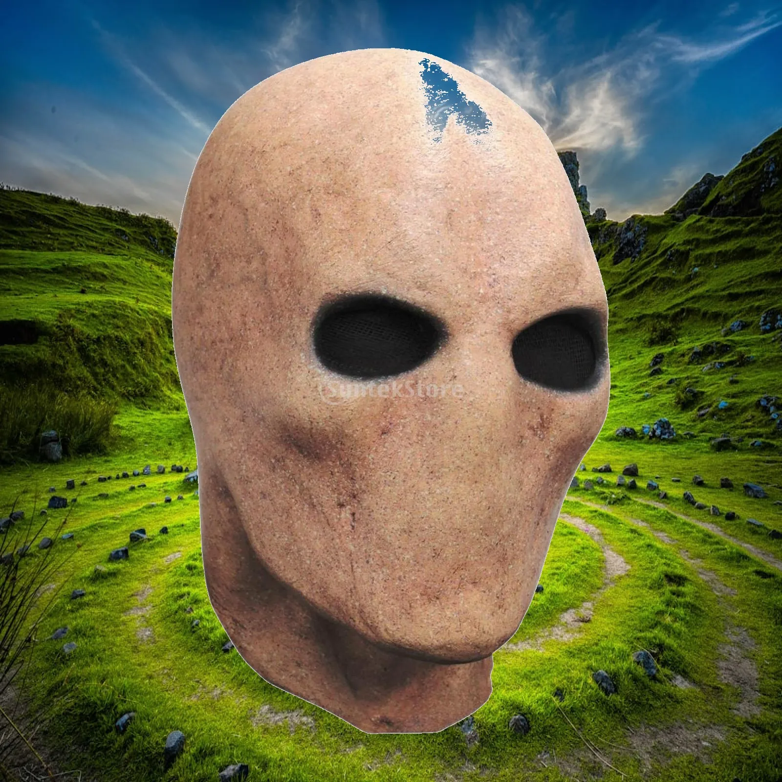 Latex Alien Mask Realistic - قناع فضائي مخيف من اللاتكس يغطي