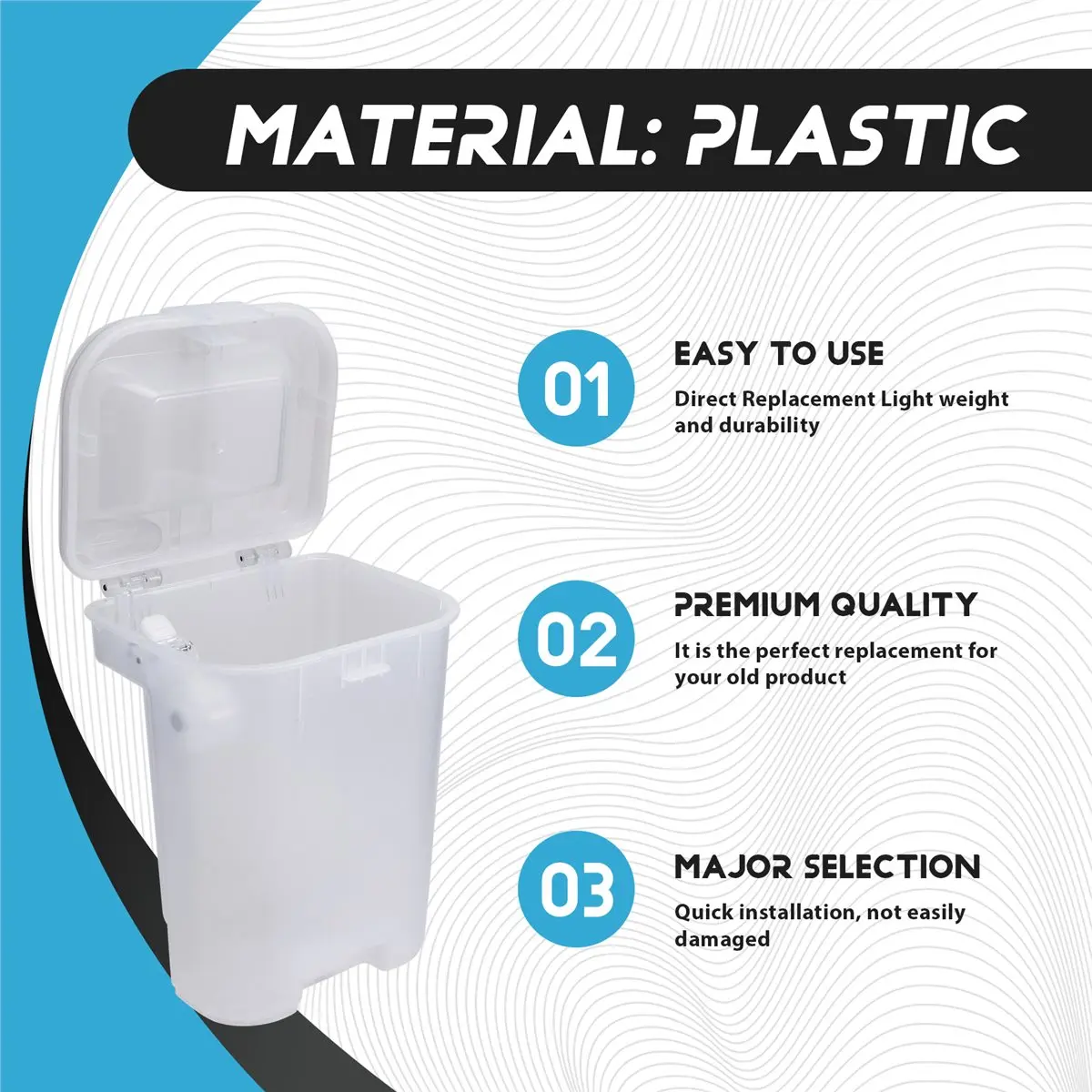 

(A25M) Sewage Water Tank for NARWAL J5/J5 MAX/J6 Vacuum Cleaner Accessories