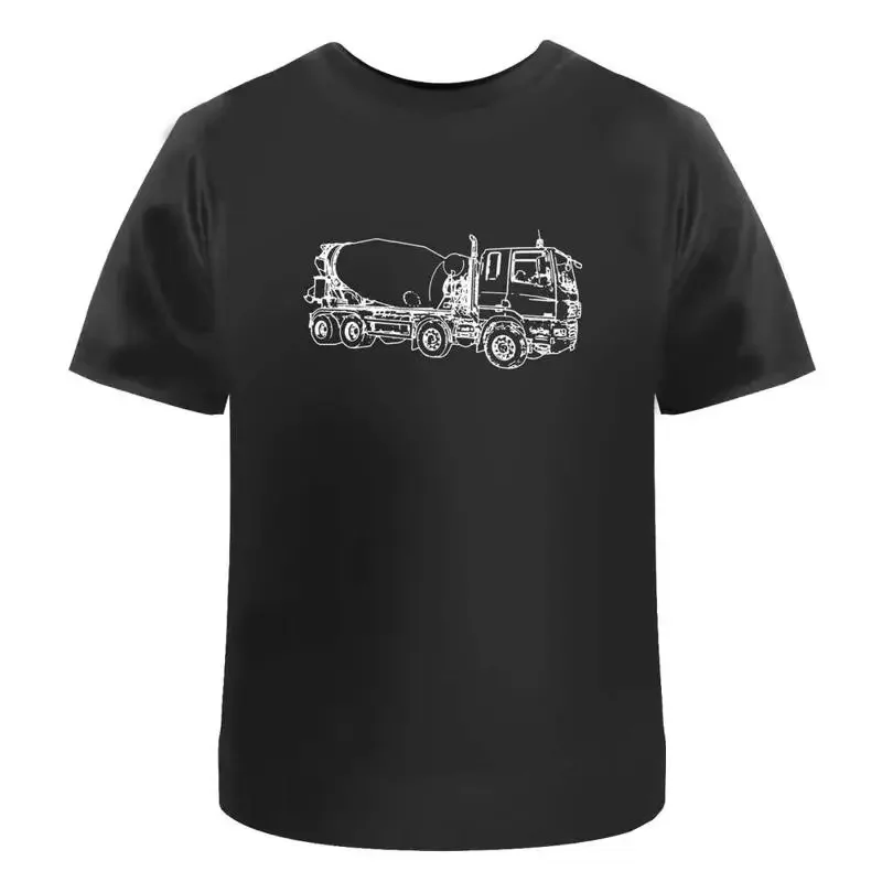 Cement Truck' T Shirt 100 Cotton S Xxl Ta026542