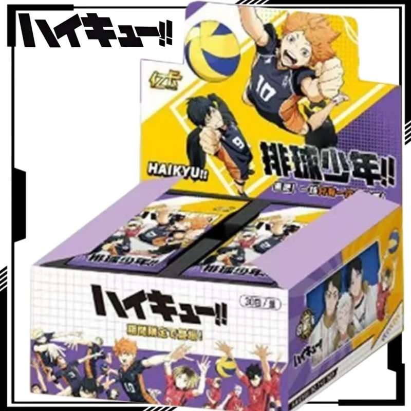haikyuu-collectible-cards-cartoon-kei-tsukishima-holographic-card-board-game-anime-merch-holiday-gift-trendy-toy-full-box