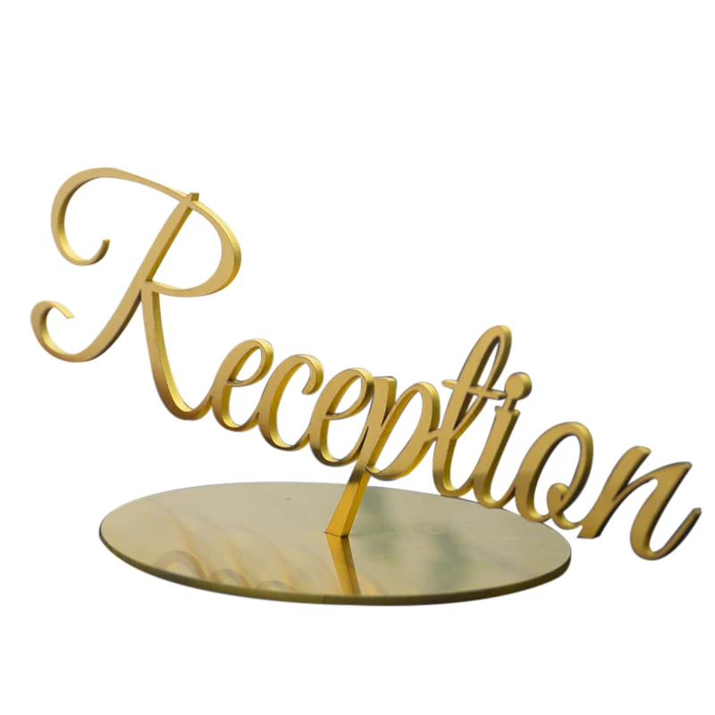 

Desktop 3D Lettering Logo Stand-up Customized Luxury Stainless Steel Vertical Sign Desk Sign Metal Nameplate Logo Signs