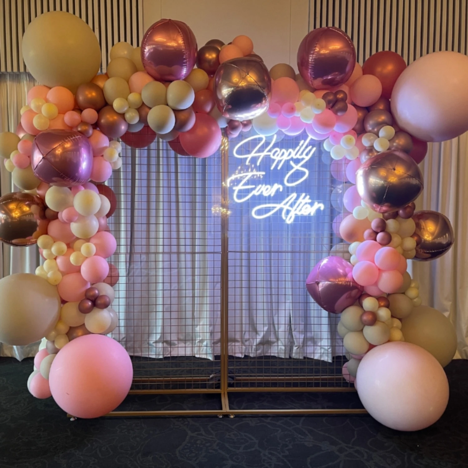 Happy Ever After Wedding Neon Led decorazione della scena del matrimonio Grand Perfect Design photography Memorial Hanging Wall arrangiation