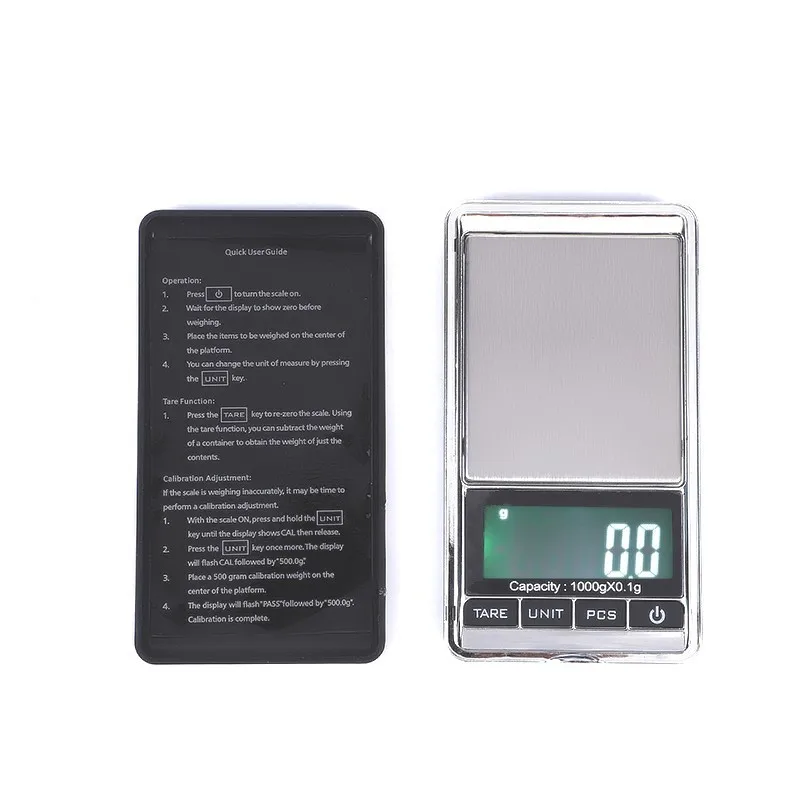 

20pcs Mini 0.01g Gram Scale Portable Pocket Jewelry Scale Palm