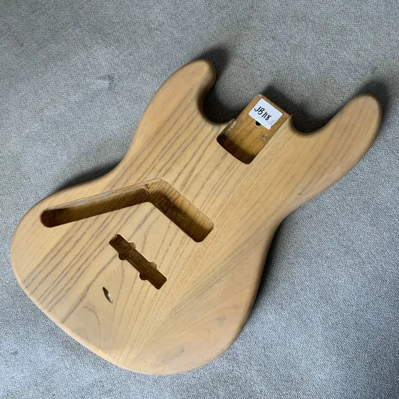 

Корпус для электрогитары-баса JB118 из натурального цельного дерева ольхи, 4 струны, для самостоятельной сборки, замена леворуких звукоснимателей JB, запчасти для замены и DIY
