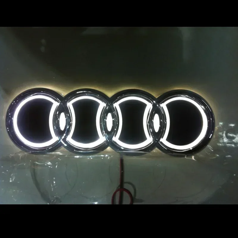 18X5.8CM 5D LED Car Rear Emblem Badge Car Styling Glow Decorative Light for Audi A3 A4 A5 A6 A7 A8 Q3 Q5 Q7 TT Accessories