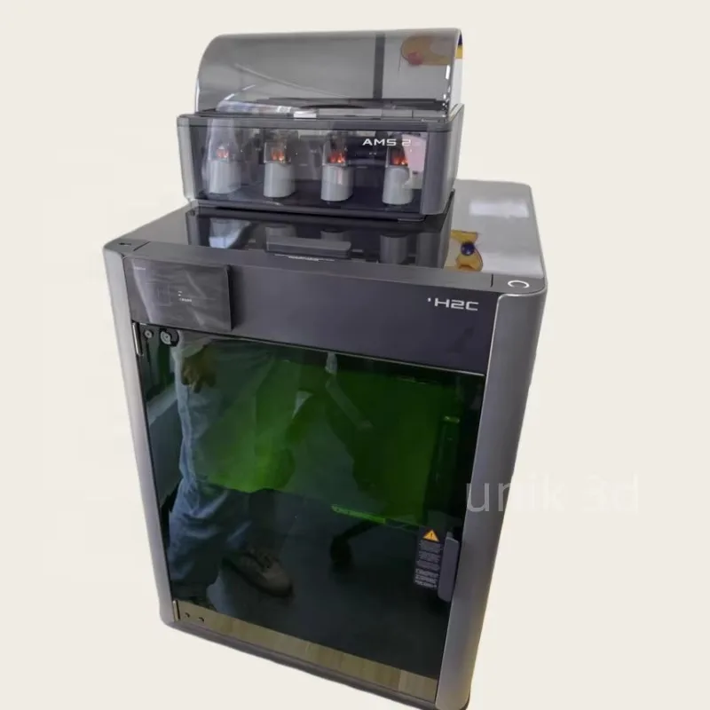 H2C Multi Material 3D Printer with Vortek 7-Nozzle System High Speed Multi Color Production