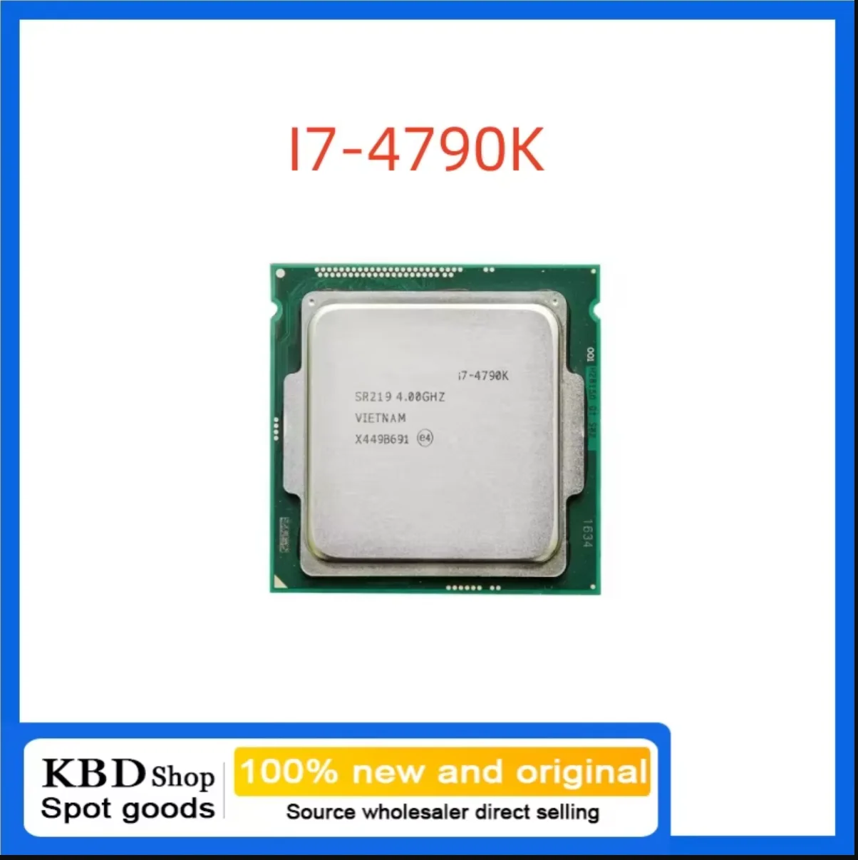 Central Processing Unit Core i7 4790K Processor 4.00GHz 8m quad-core I7-4790K socket