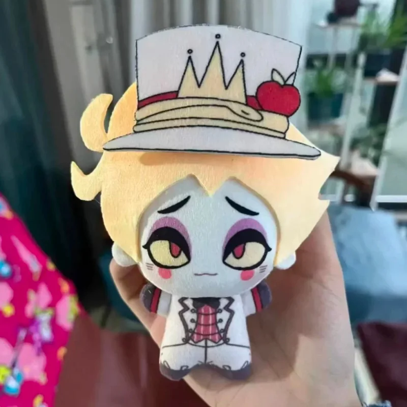 New Hazbin Hotel Vox Plush Doll Q Version Stuffed Anime Keychain Pendant Anime Fans Gift Girlish Collectible Toy for Girls