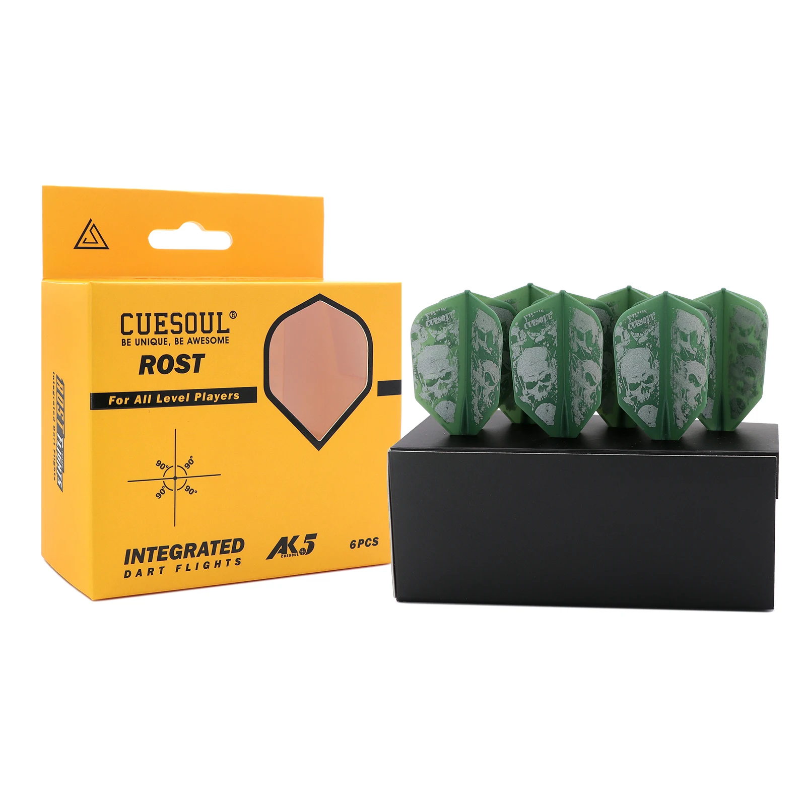 CUESOUL AK5 Integrated Dart Shaft and Flights 6 Pcs Big Wing Shape-21/28mm - Image 2