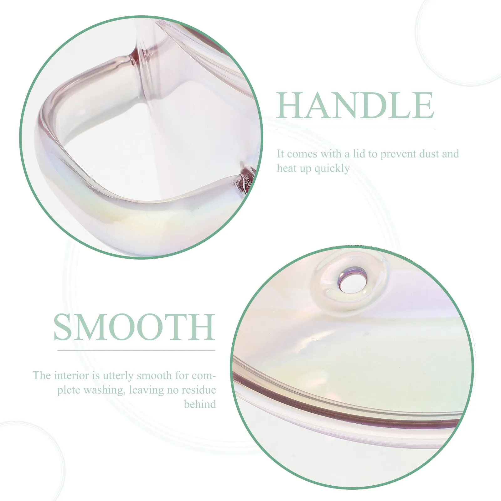 

1 Set Transparent Glass Cooking Pot 1500Ml Large Stovetop Simmering Pot for Noodles Soup Milk Sauce Braised Meat